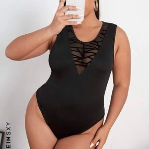 SHEIN black body suit. Never worn, just tried on. Comes in original packaging